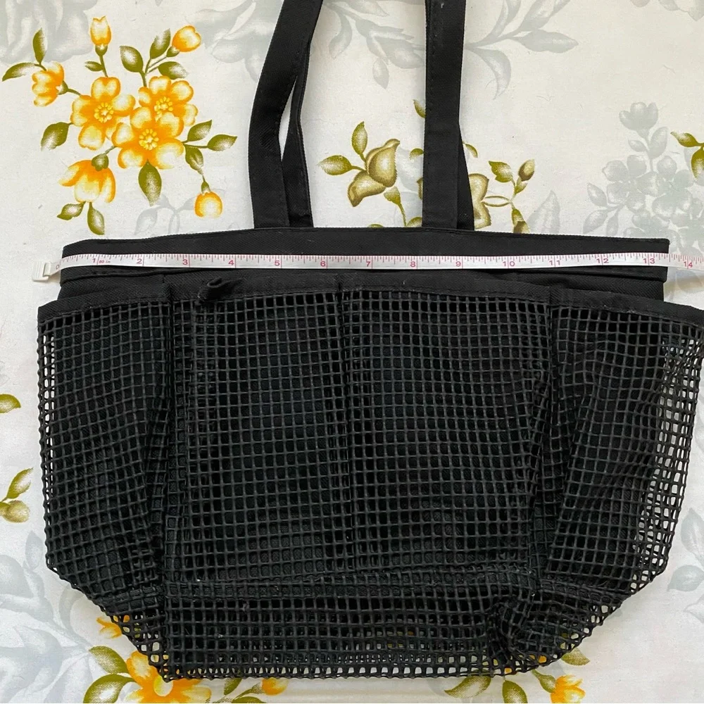 Black Mesh Shower Caddy